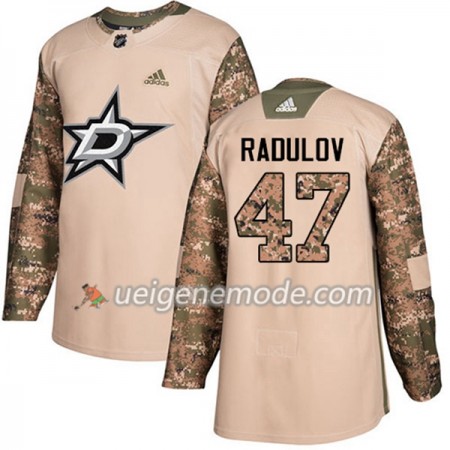Herren Eishockey Dallas Stars Trikot Alexander Radulov 47 Adidas 2017-2018 Camo Veterans Day Practice Authentic
